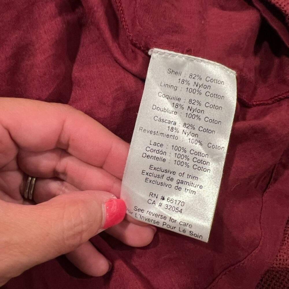 Anthropologie Vineet Bahl Nisha Peasant Top M - Picture 6 of 8